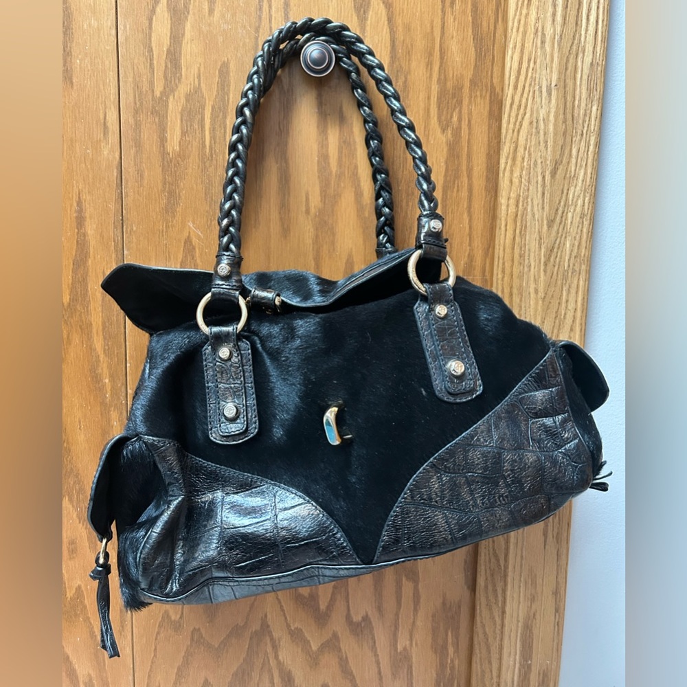 Francesco Biasia Black Shoulder Bag